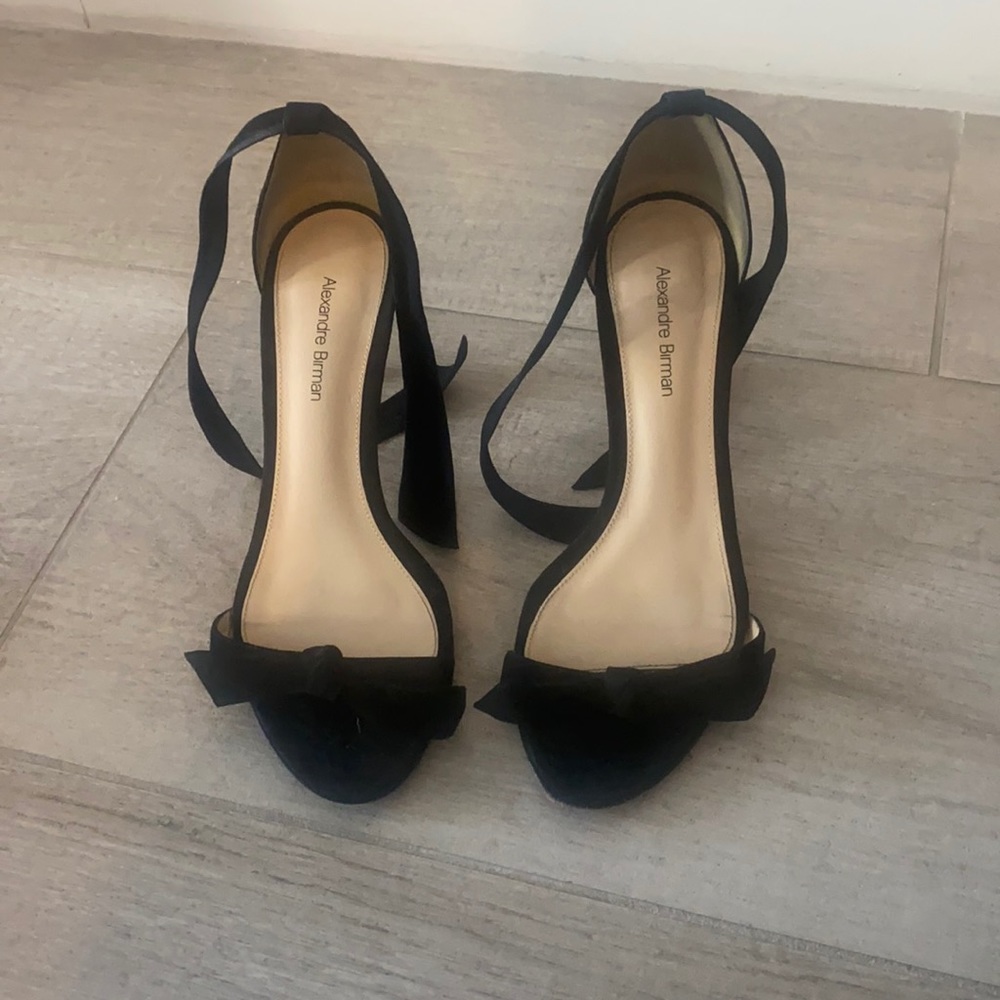 Black alexandre Birman heels size 8